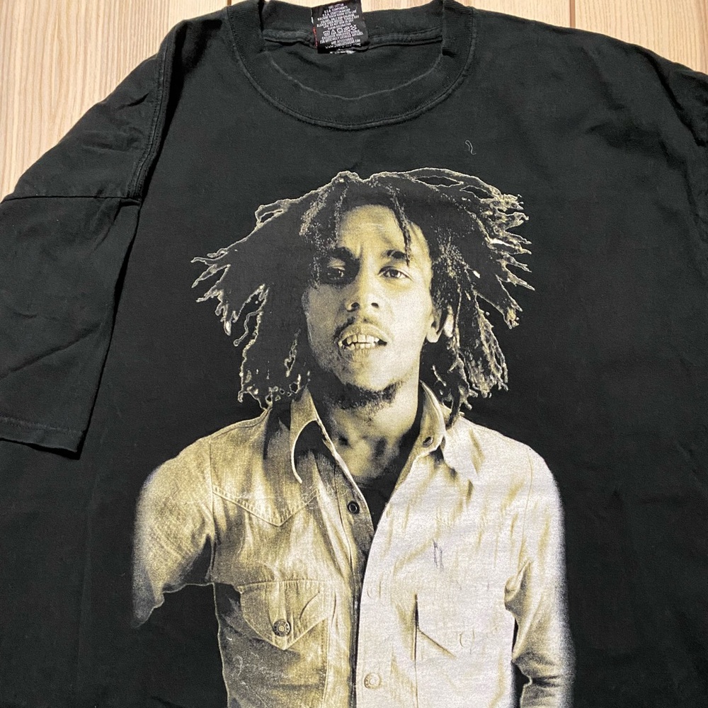 Vintage Zion Rootswear Bob Marley Portrait Lion Rasta Shirt